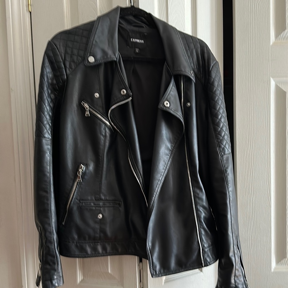 Black leather jacket great condition